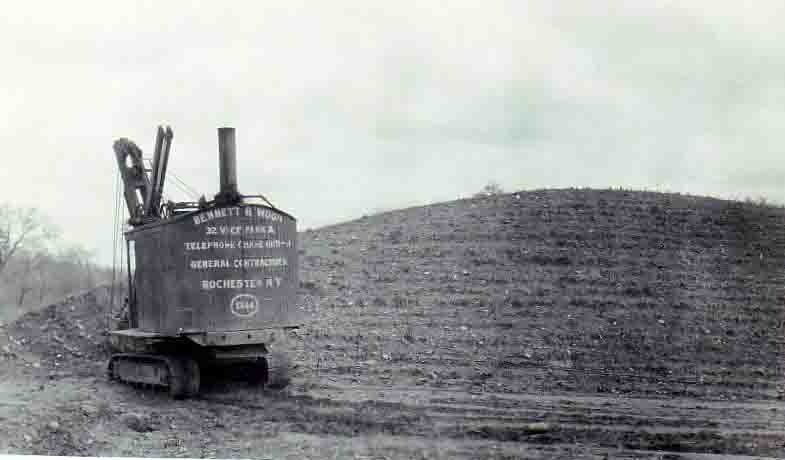 1924 Borrow pit original ground looking north east